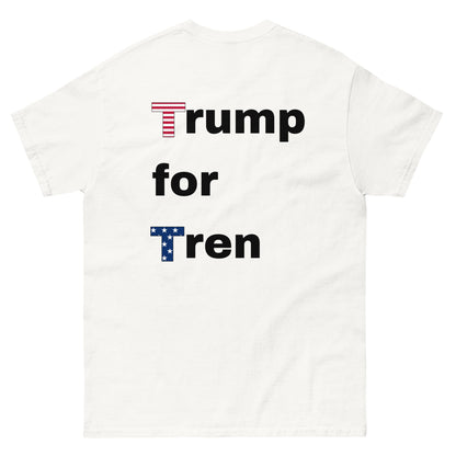 Trump for Tren White Tee